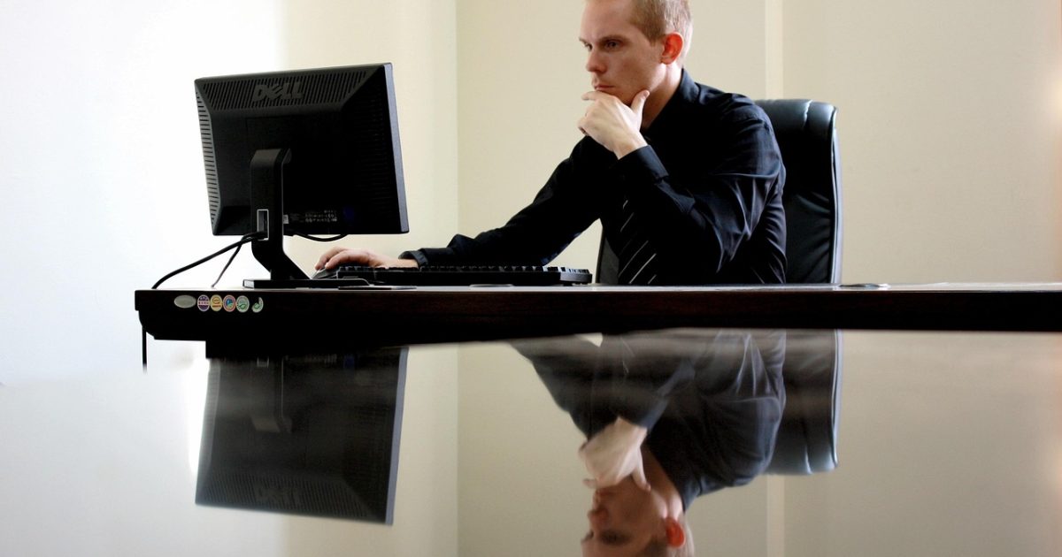 Business, businessman, chair, computer, desk, desktop, entrepreneur, man, monitor, reflection, thinking, work, working, business, business, business, businessman, thinking, thinking, thinking, thinking, thinking, work