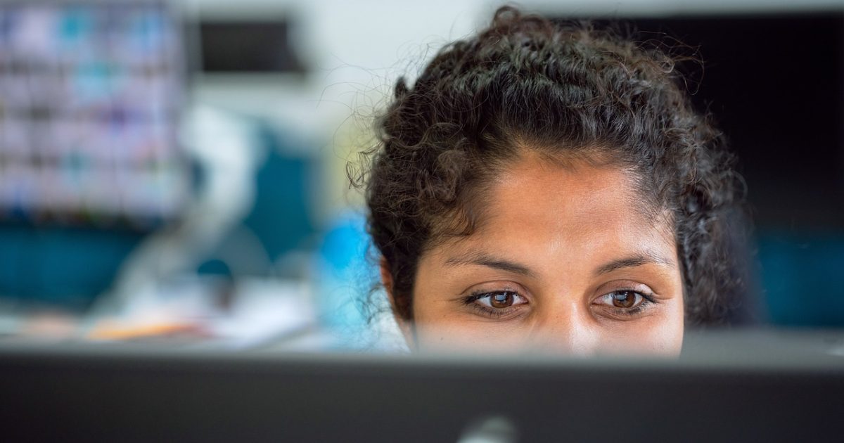 Woman, work, office, face, eyes, computer, engineer, office, office, computer, engineer, engineer, engineer, engineer, engineer